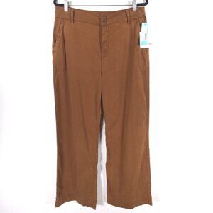 NWT Bella Dahl Women’s Sydney Wide Leg Pants Khaki TENCEL Cotton Blend Size‎ 32